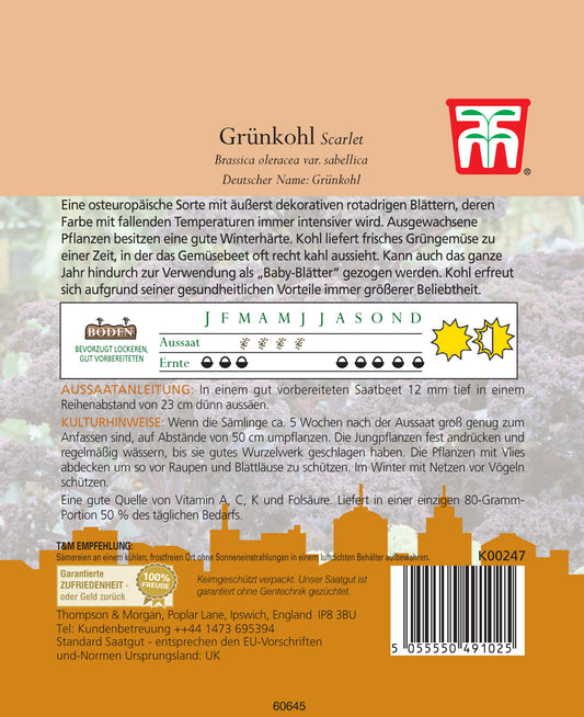 Saatgut Thompson & Morgan englisches Saatgut