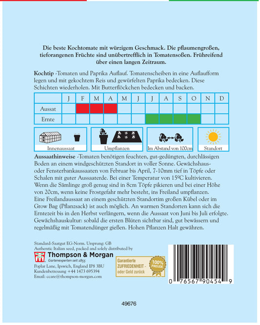 Saatgut Thompson & Morgan englisches Saatgut