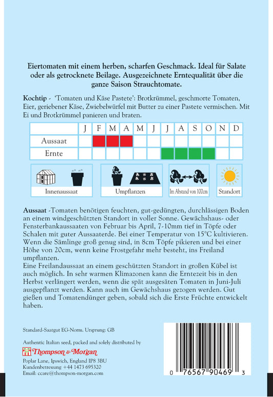 Saatgut Thompson & Morgan englisches Saatgut