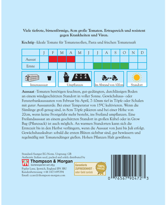 Saatgut Thompson & Morgan englisches Saatgut