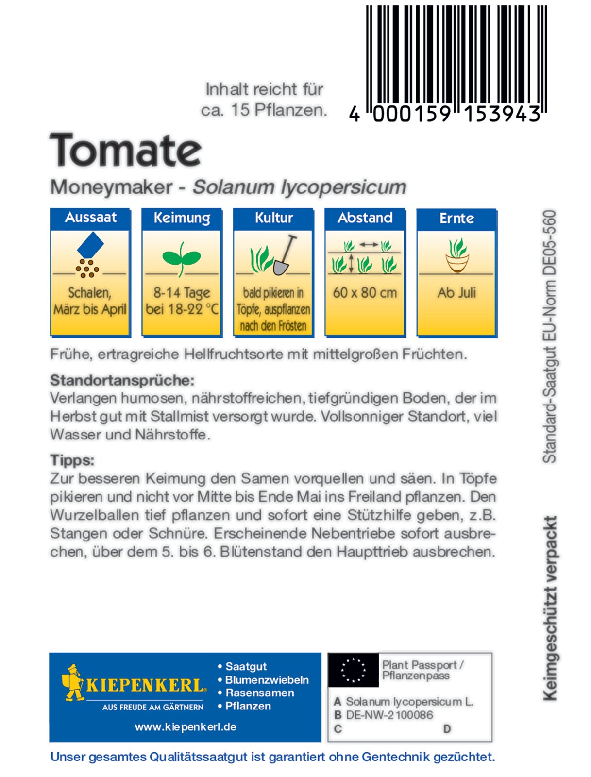 Salat-Tomate Moneymaker