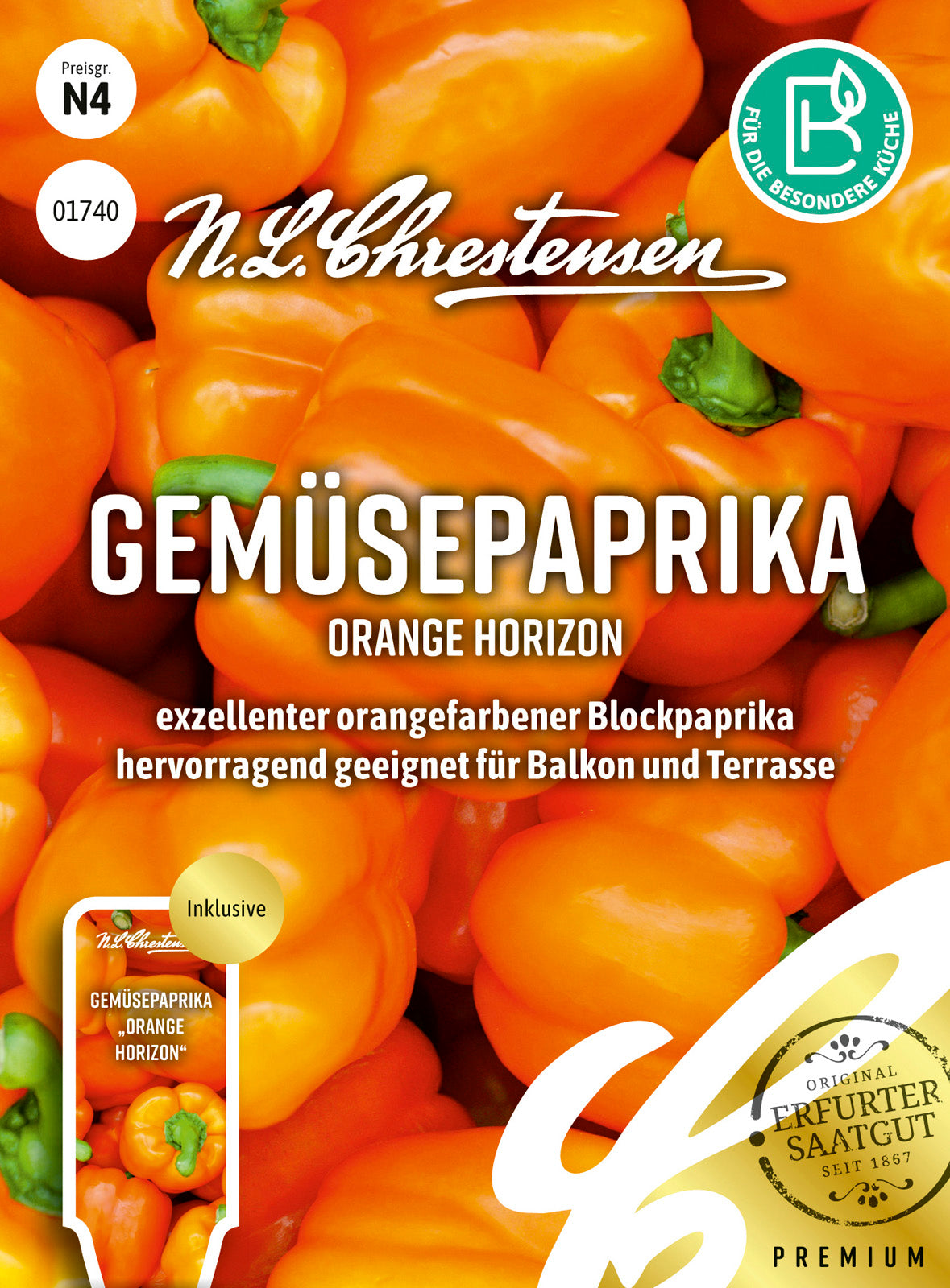 Gemüsepaprika Orange Horizon