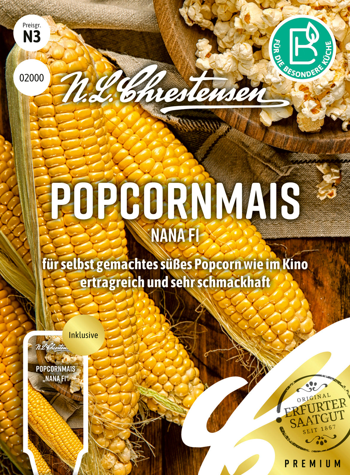 Popcornmais Nana, F1