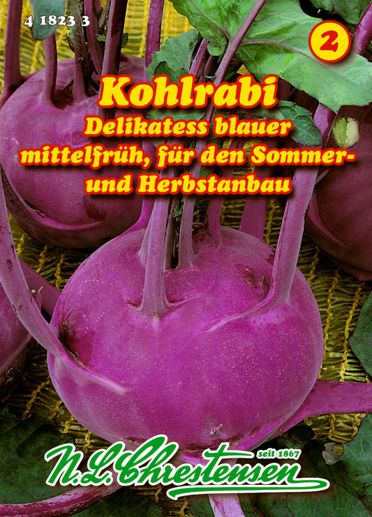 Kohlrabi Delikatess Blauer