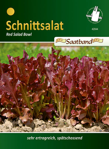 Schnittsalat Salad bowl rossa (Saatband)