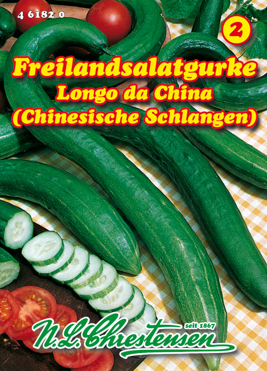 Freilandsalatgurke Longo da China (Chinesische Schlangen )