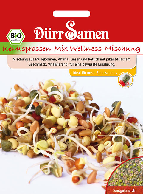 Keimsprossen, Dürr Samen, Saatgut